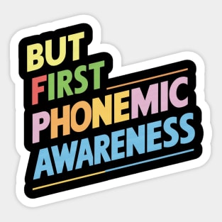 But First Phonemic Awareness From Sounds to Phrases Sticker